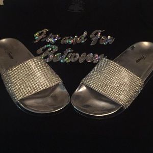 Rhinestone sandals